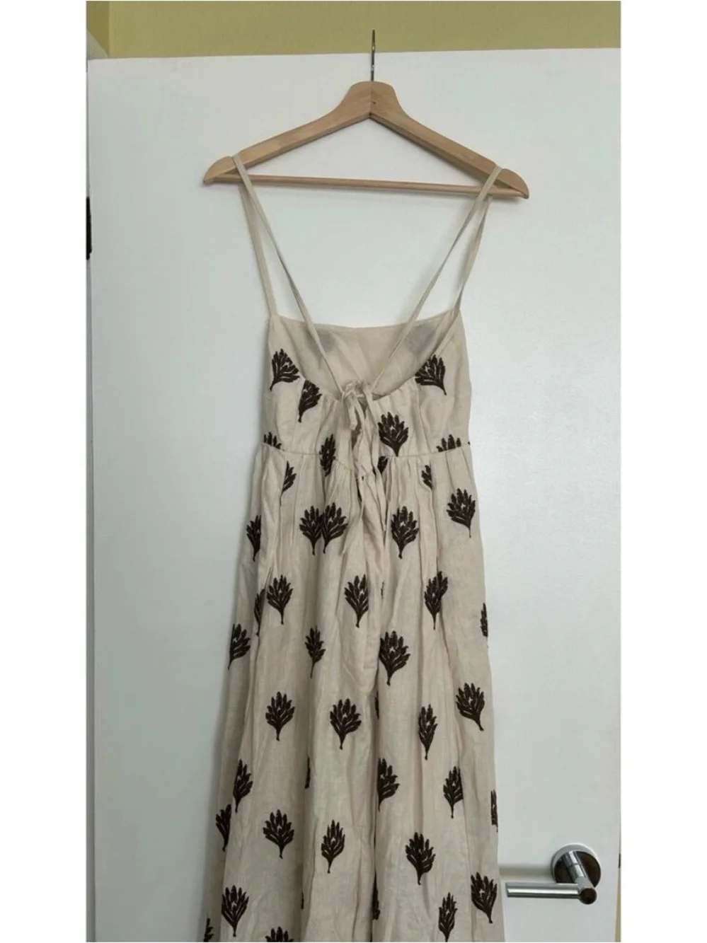 Abercrombie & Fitch Tie Back Babydoll Maxi Dress Size Small